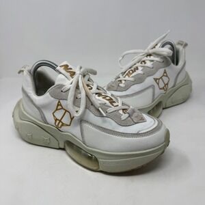 Naked Wolfe Platform Sneakers Chunky Turbo Casual White Shoes Women's Size 9